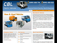 Tablet Screenshot of electricvehiclesuk.com